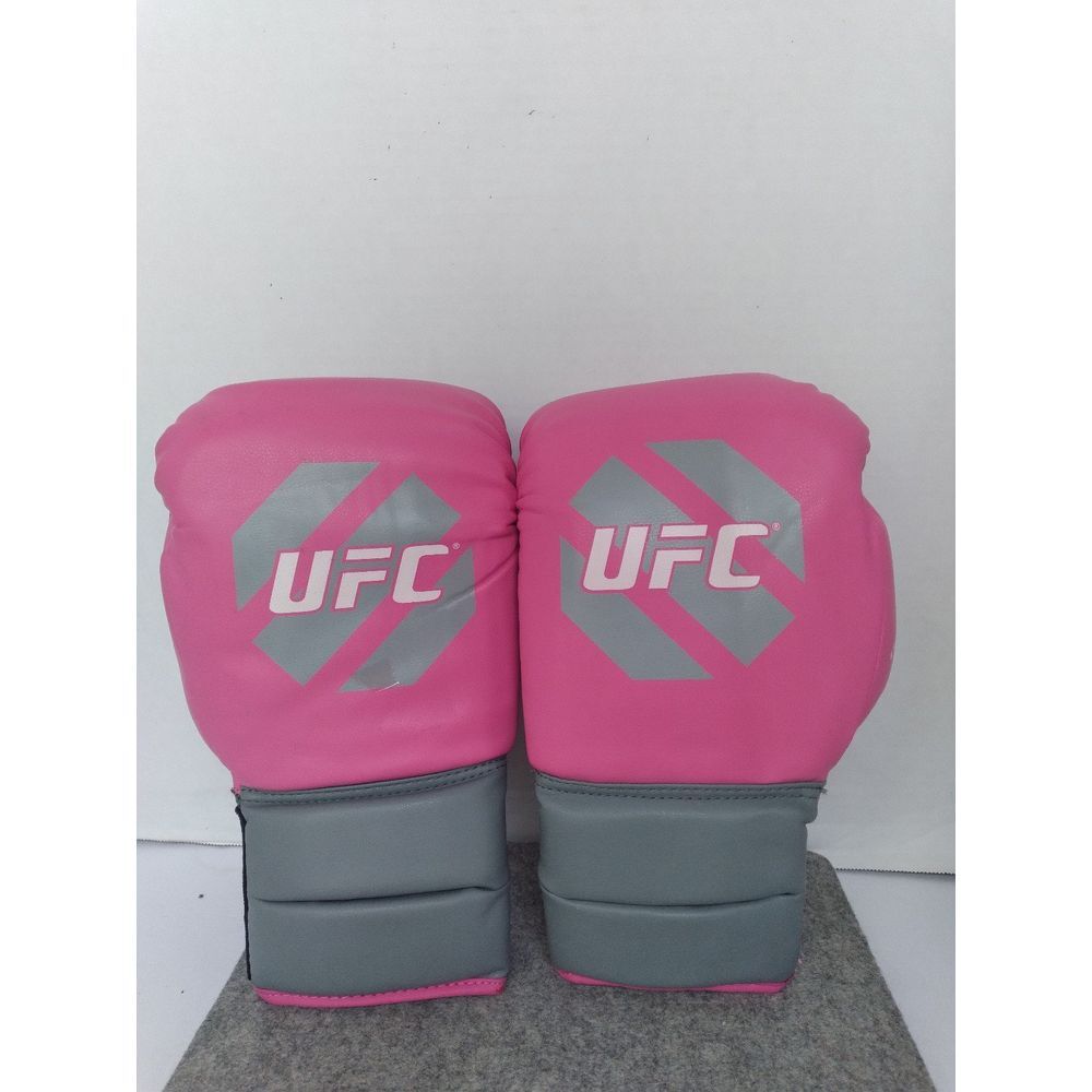 UFC Pink & Grey Boxing‎ Gloves Training Fitness Combat Sports Gear